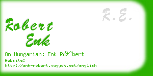 robert enk business card